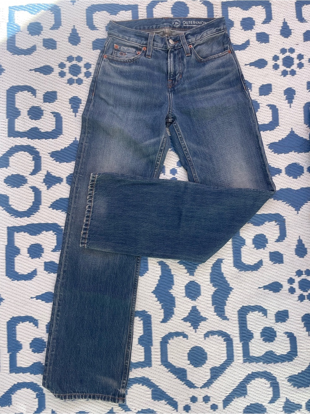 Outerknown Unisex Beachcomber relaxed fit S.E.A. jeans - Medium Wash